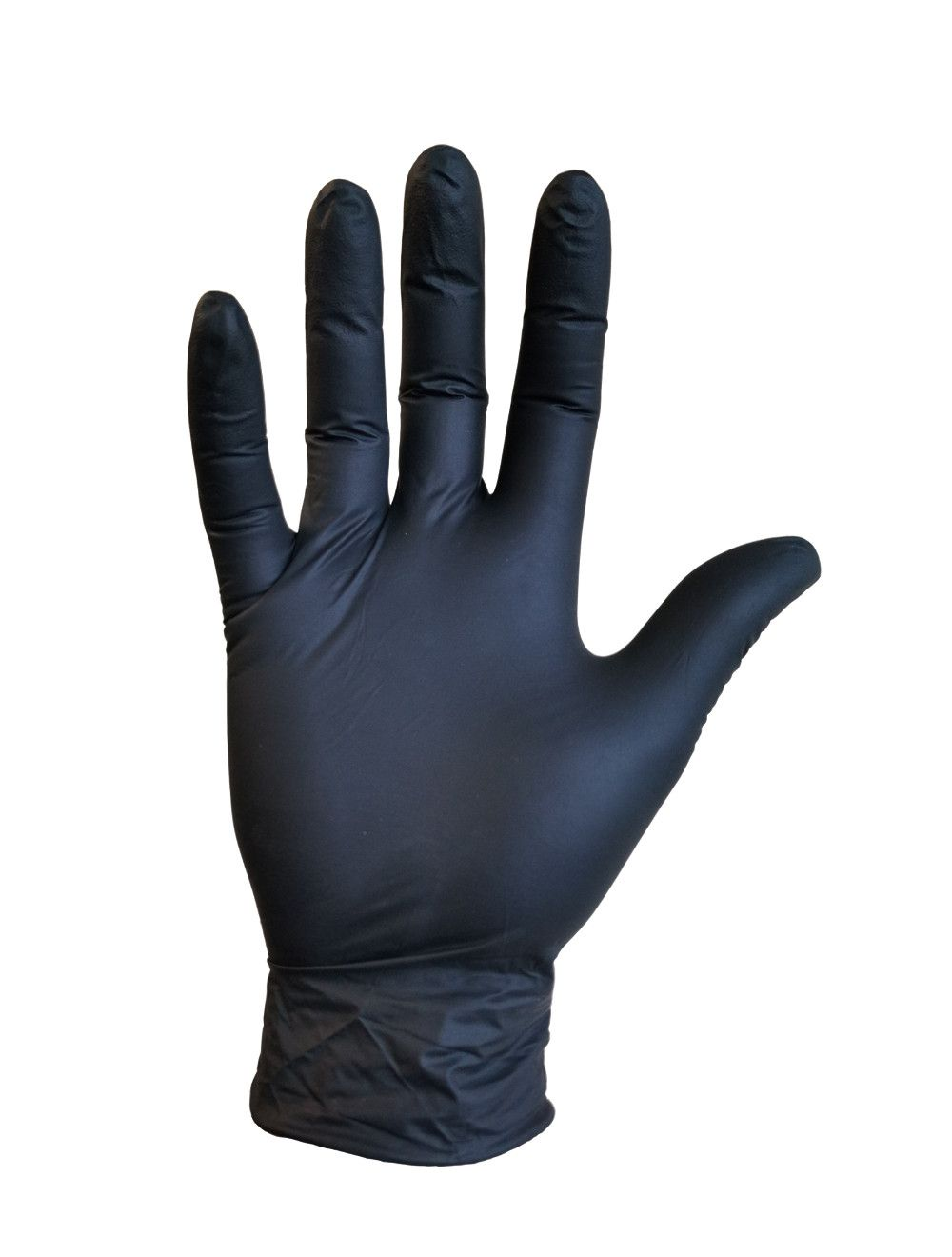 Zwarte nitril handschoenen voor het beschermen van je handen tijdens het onderhoud